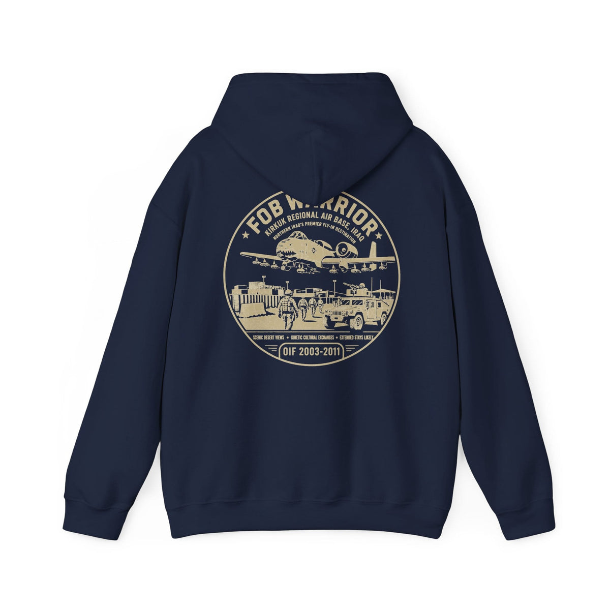 K-Factor Supply Co FOB Warrior (Kirkuk) [Back Print] Hoodie