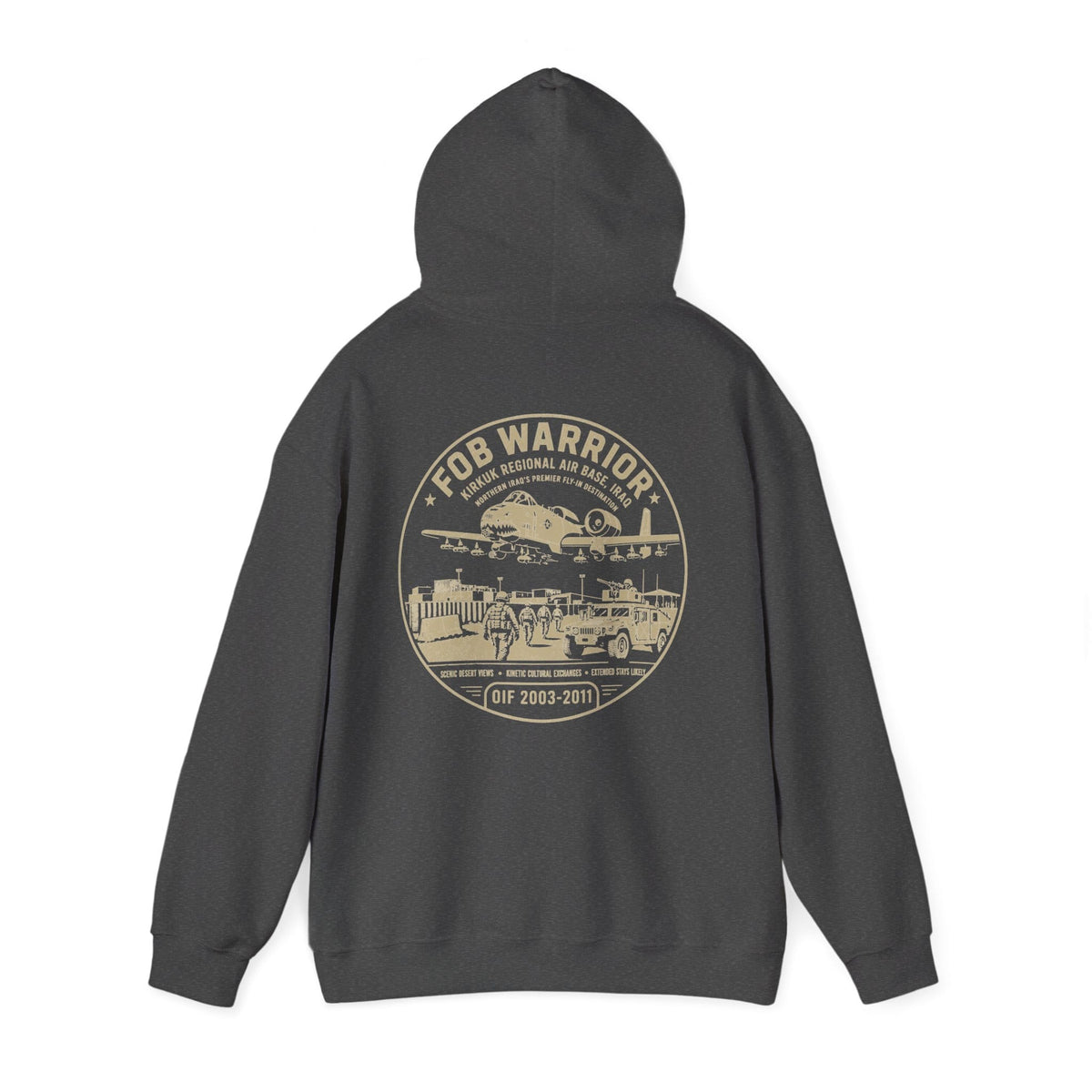 K-Factor Supply Co FOB Warrior (Kirkuk) [Back Print] Hoodie