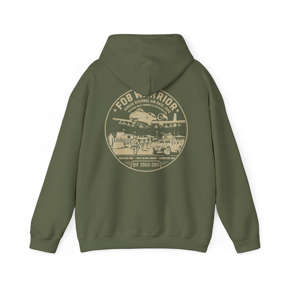 K-Factor Supply Co FOB Warrior (Kirkuk) [Back Print] Hoodie