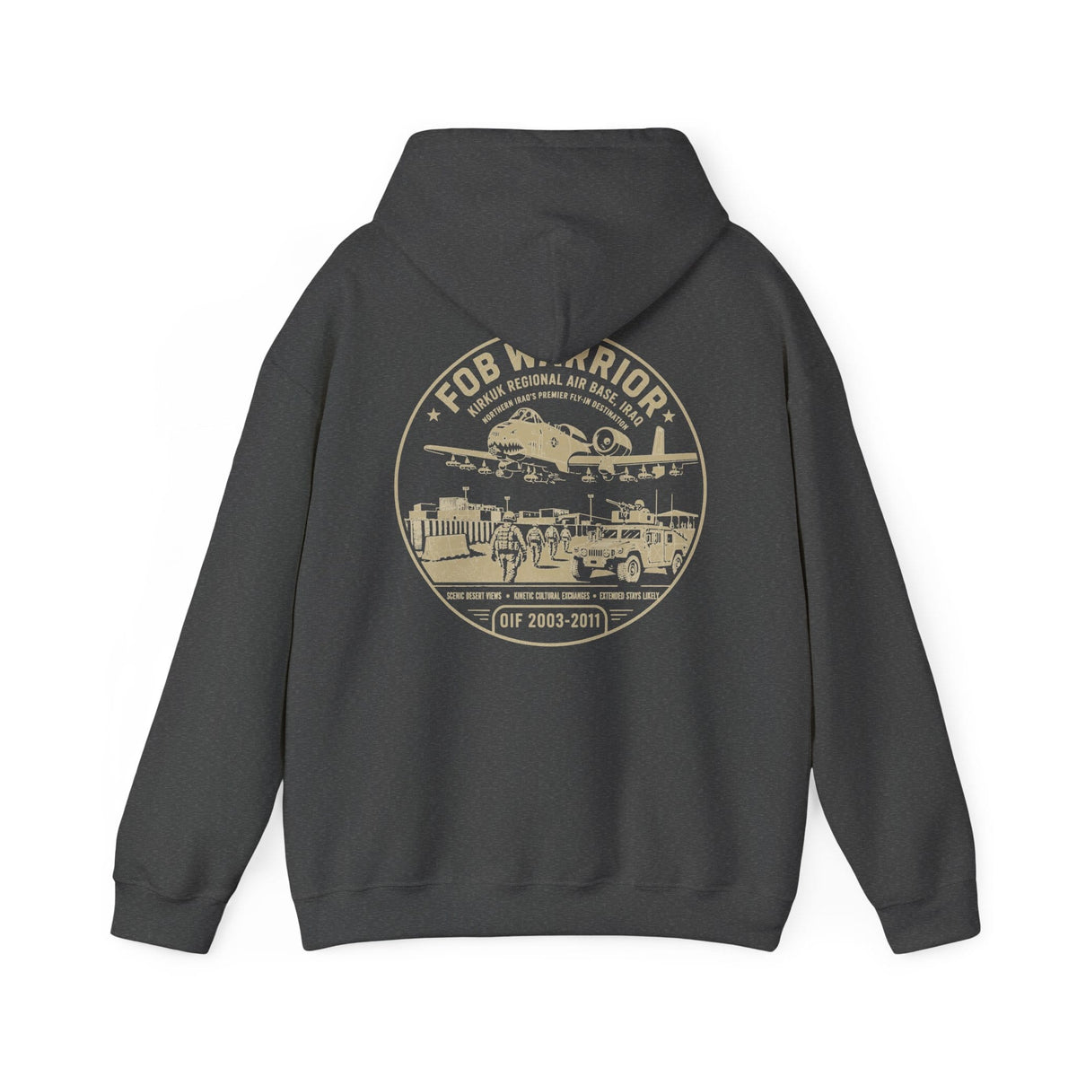 K-Factor Supply Co FOB Warrior (Kirkuk) [Back Print] Hoodie