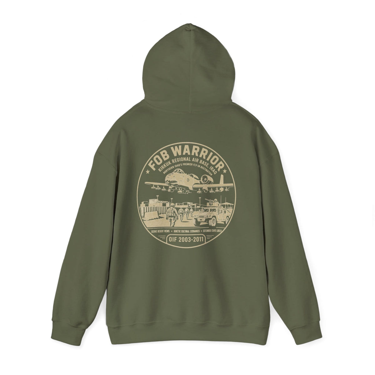 K-Factor Supply Co FOB Warrior (Kirkuk) [Back Print] Hoodie