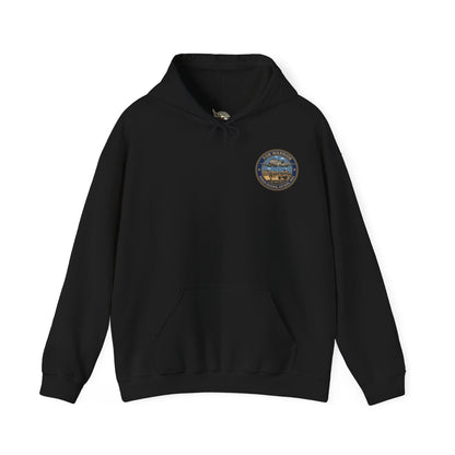 K-Factor Supply Co FOB Warrior (Kirkuk) [Back Print] Hoodie Black / S
