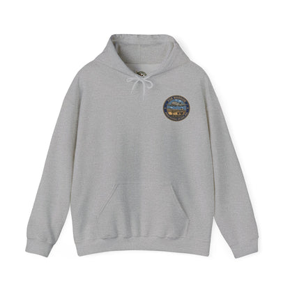 K-Factor Supply Co FOB Warrior (Kirkuk) [Back Print] Hoodie Sport Grey / S
