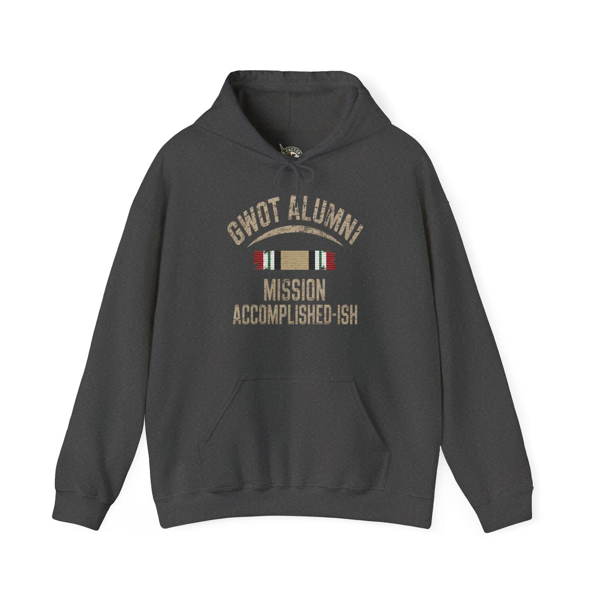 K-Factor Supply Co GWOT Alumni MK 2 Mod 3 (ICM) Hoodie Dark Heather / S