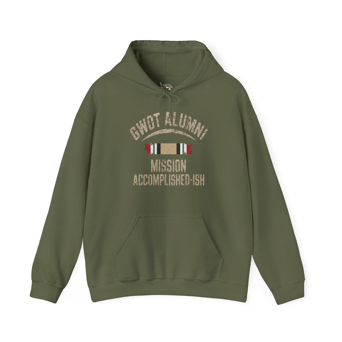K-Factor Supply Co GWOT Alumni MK 2 Mod 3 (ICM) Hoodie Military Green / S