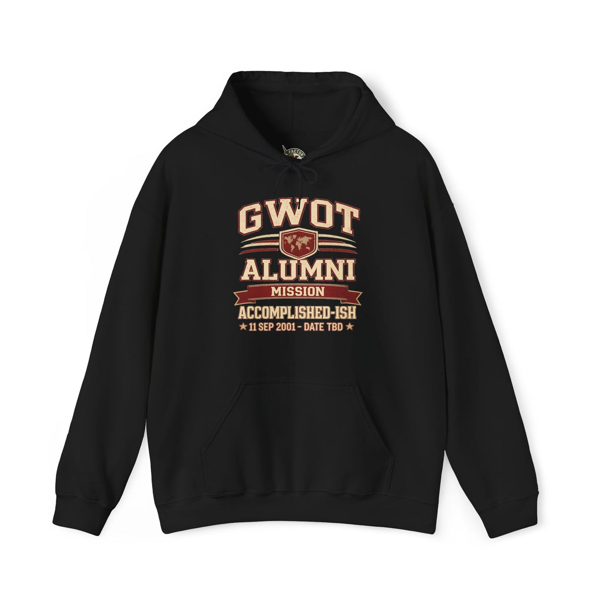 K-Factor Supply Co GWOT Alumni Mk 3 Hoodie Black / S