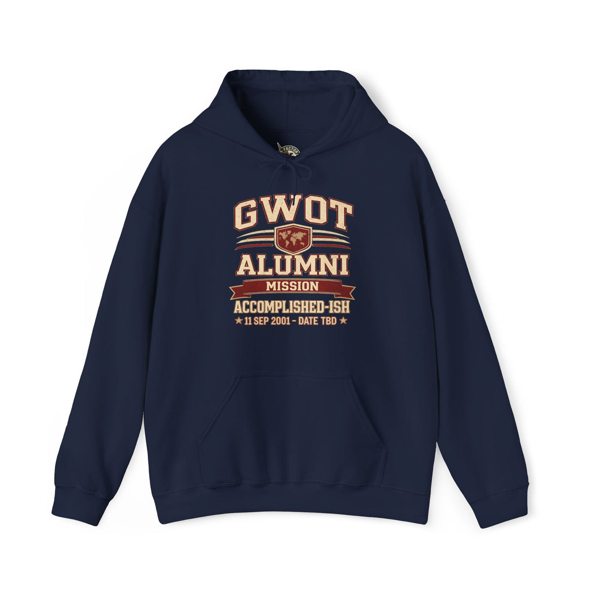 K-Factor Supply Co GWOT Alumni Mk 3 Hoodie Navy / S