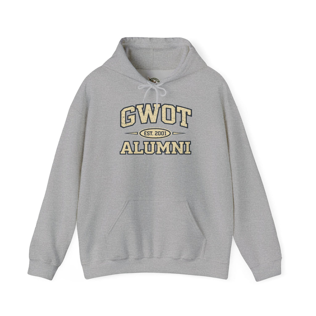 K-Factor Supply Co GWOT Alumni Mk 4 Mod 0 Hoodie Sport Grey / S