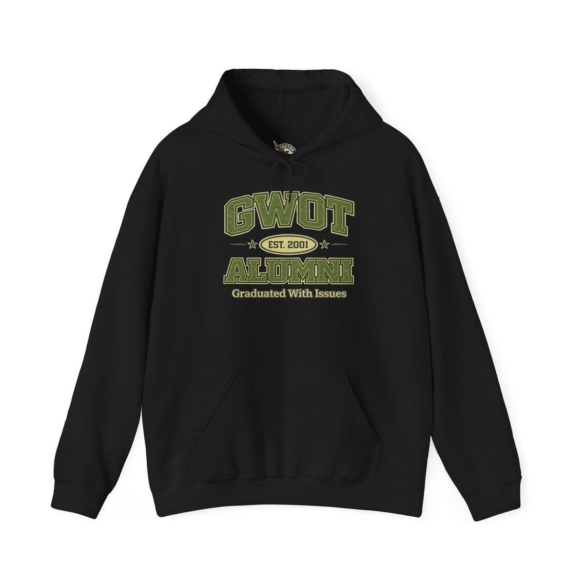 K-Factor Supply Co GWOT Alumni Mk 4 Mod 1 Hoodie Black / S