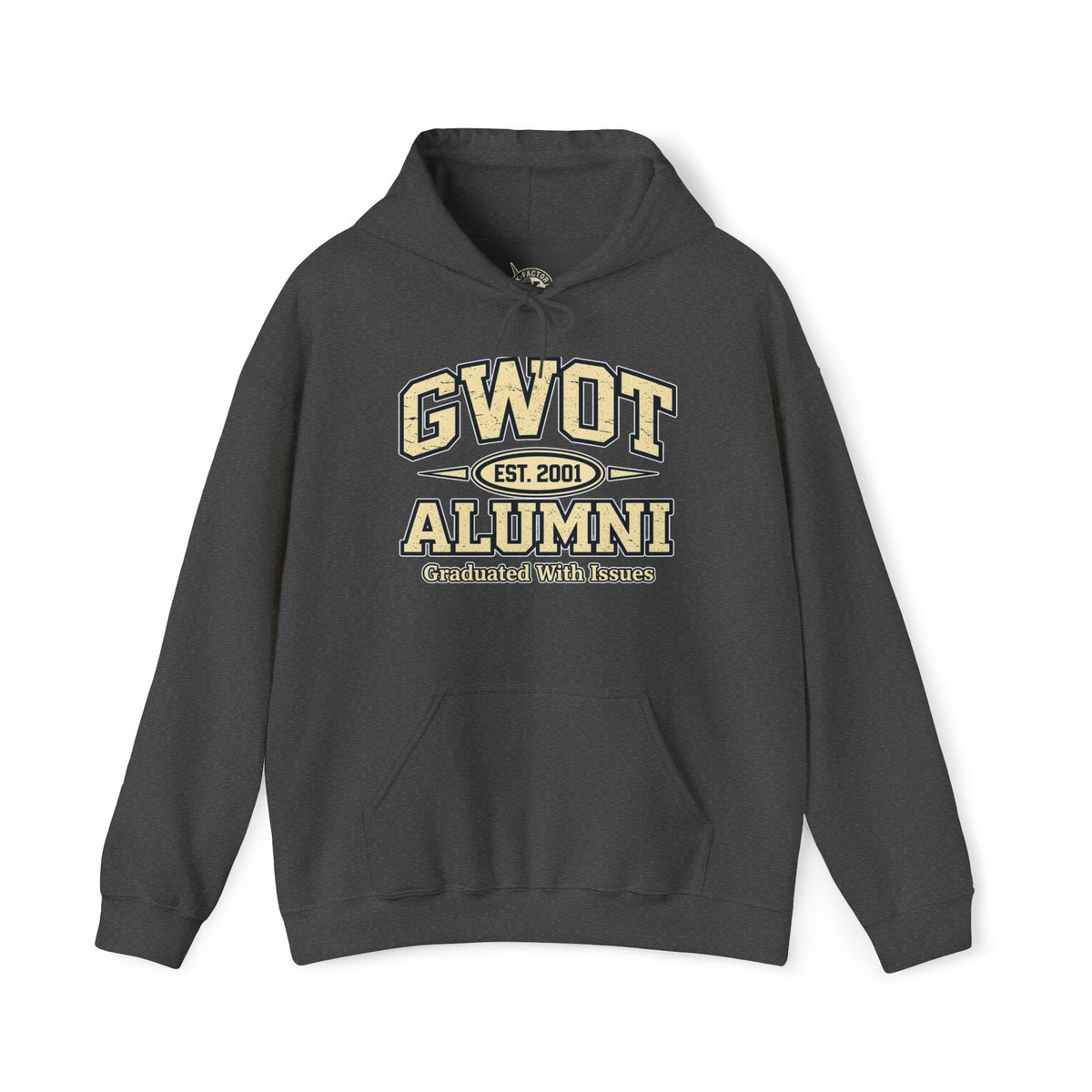 K-Factor Supply Co GWOT Alumni Mk 4 Mod 2 Hoodie Dark Heather / S