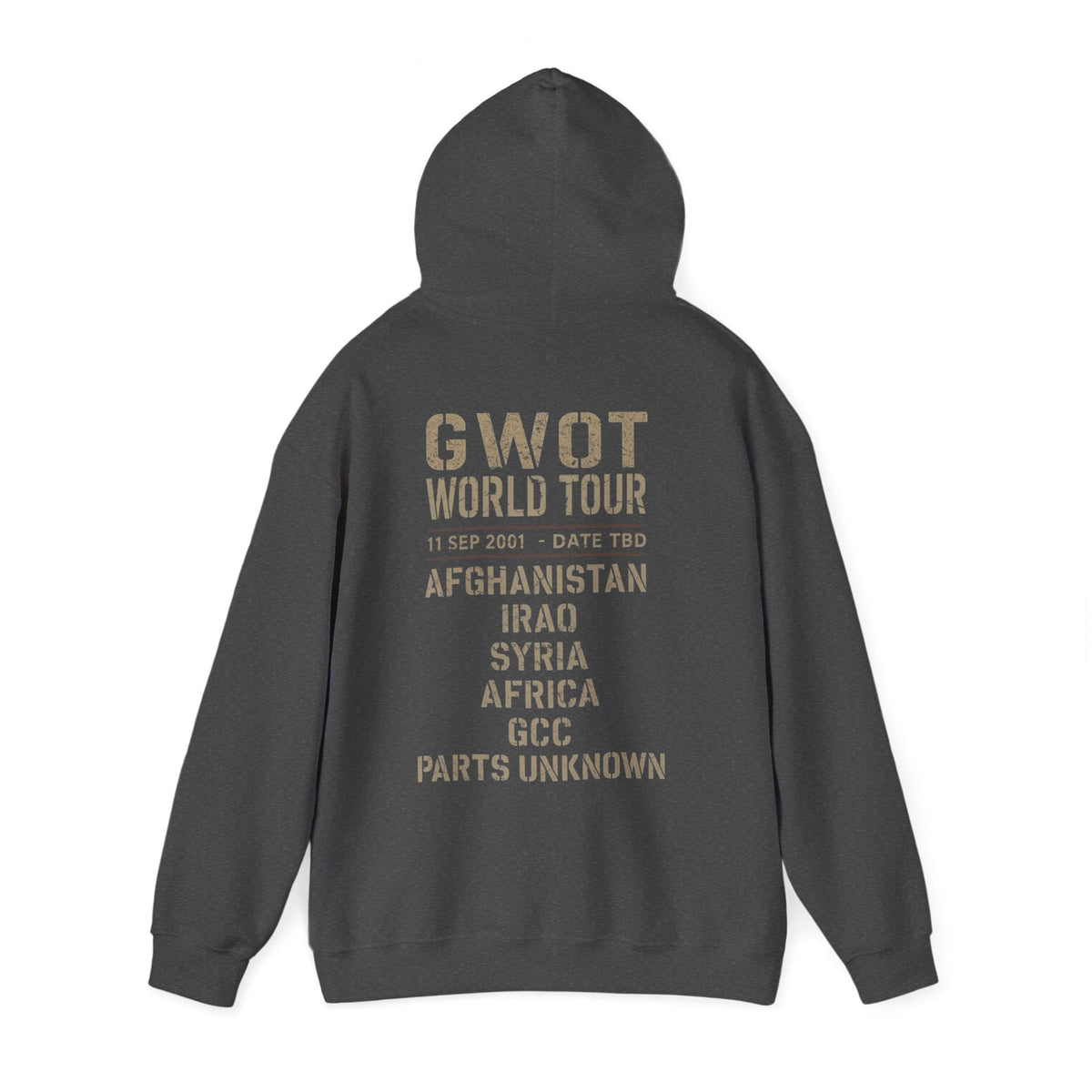 K-Factor Supply Co GWOT World Tour (Back Print) Hoodie