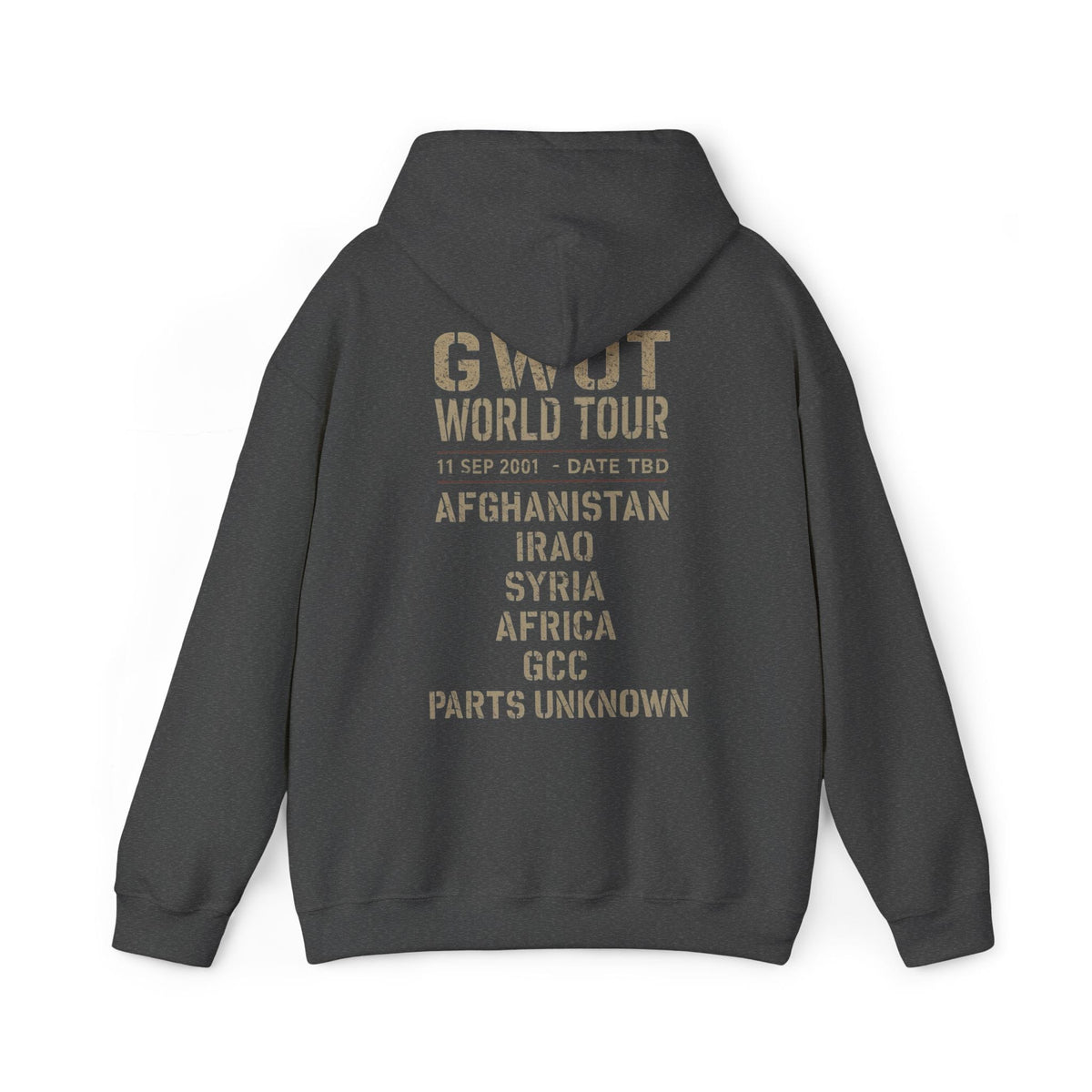 K-Factor Supply Co GWOT World Tour (Back Print) Hoodie