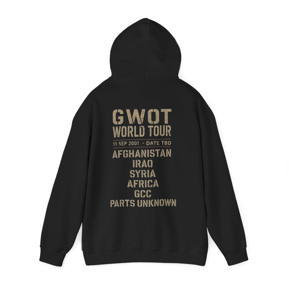 K-Factor Supply Co GWOT World Tour (Back Print) Hoodie