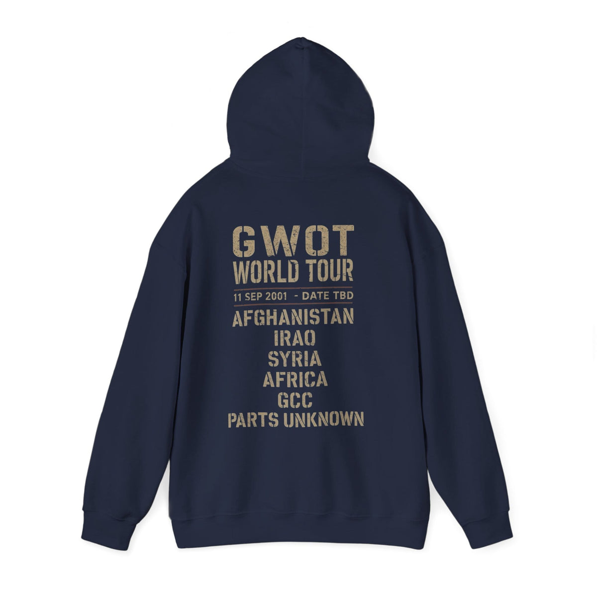 K-Factor Supply Co GWOT World Tour (Back Print) Hoodie