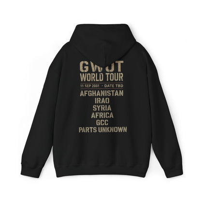 K-Factor Supply Co GWOT World Tour (Back Print) Hoodie Black / S