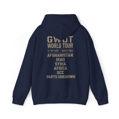 K-Factor Supply Co GWOT World Tour (Back Print) Hoodie Navy / S