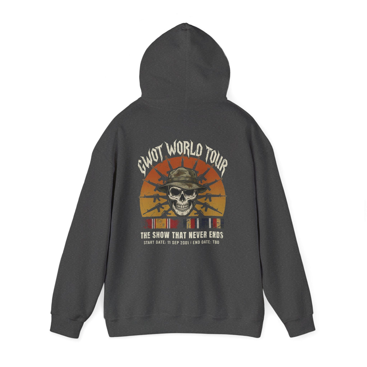 K-Factor Supply Co GWOT World Tour Mk 2 (Back Print) Hoodie