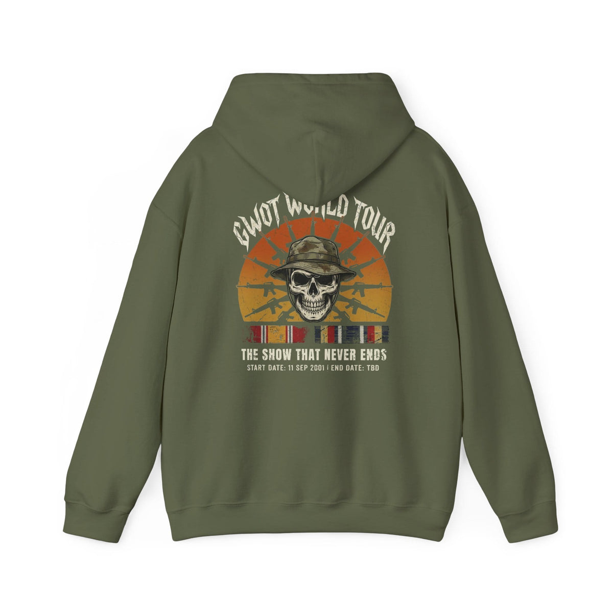 K-Factor Supply Co GWOT World Tour Mk 2 (Back Print) Hoodie