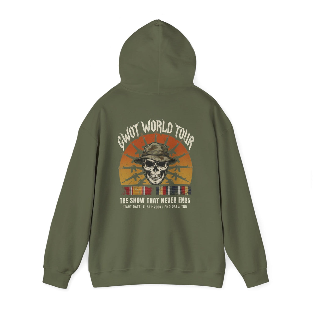 K-Factor Supply Co GWOT World Tour Mk 2 (Back Print) Hoodie