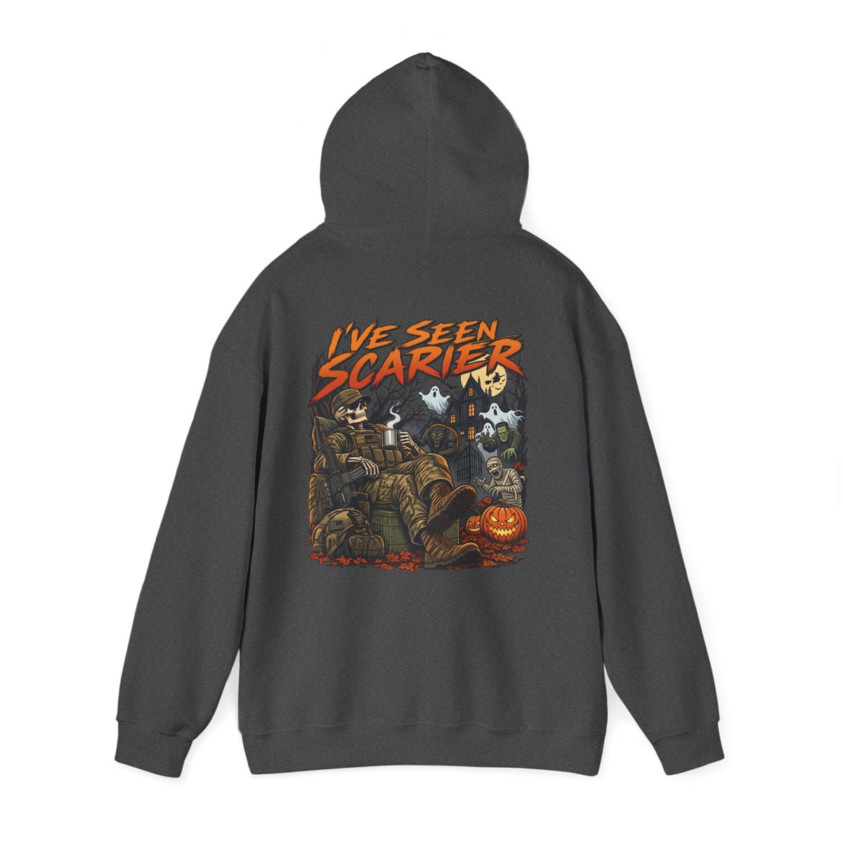 K-Factor Supply Co I've Seen Scarier - GWOT Alumni (Back Print) Hoodie
