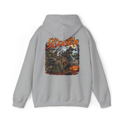 K-Factor Supply Co I've Seen Scarier - GWOT Alumni (Back Print) Hoodie