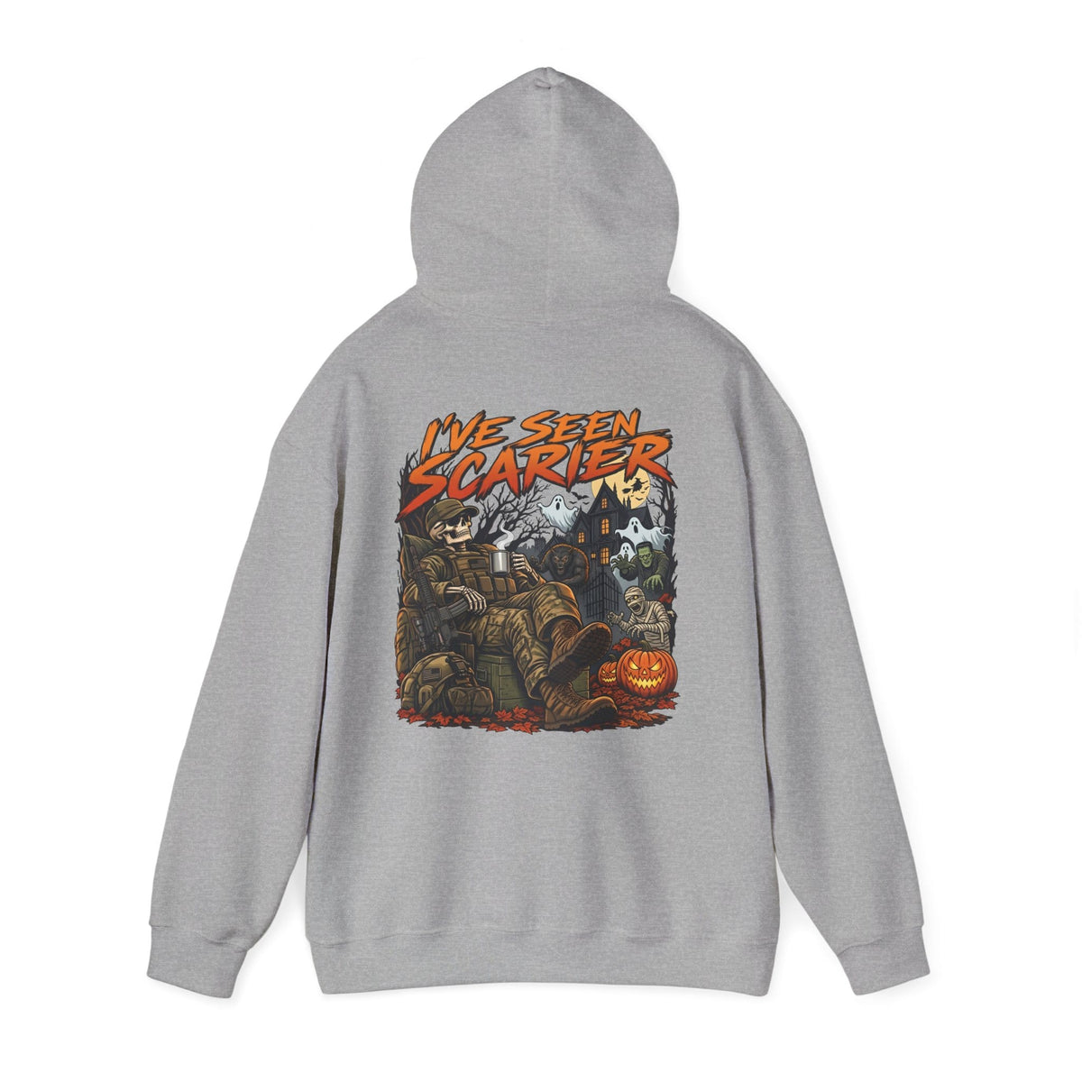 K-Factor Supply Co I've Seen Scarier - GWOT Alumni (Back Print) Hoodie