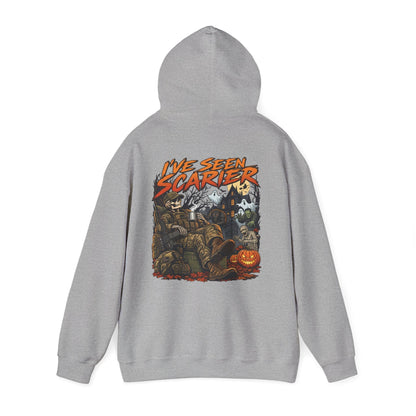 K-Factor Supply Co I've Seen Scarier - GWOT Alumni (Back Print) Hoodie