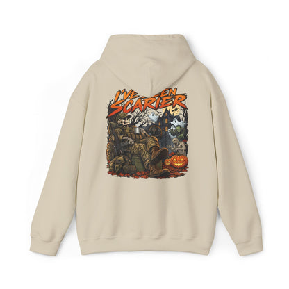 K-Factor Supply Co I've Seen Scarier - GWOT Alumni (Back Print) Hoodie