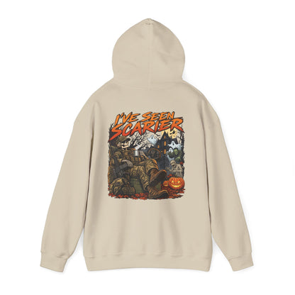 K-Factor Supply Co I've Seen Scarier - GWOT Alumni (Back Print) Hoodie