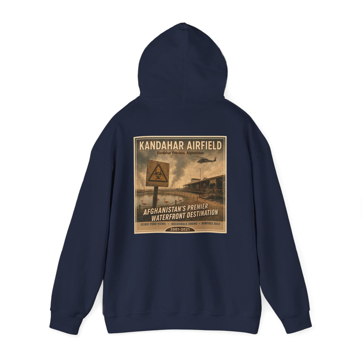 K-Factor Supply Co Kandahar Travel (Back Print) Hoodie