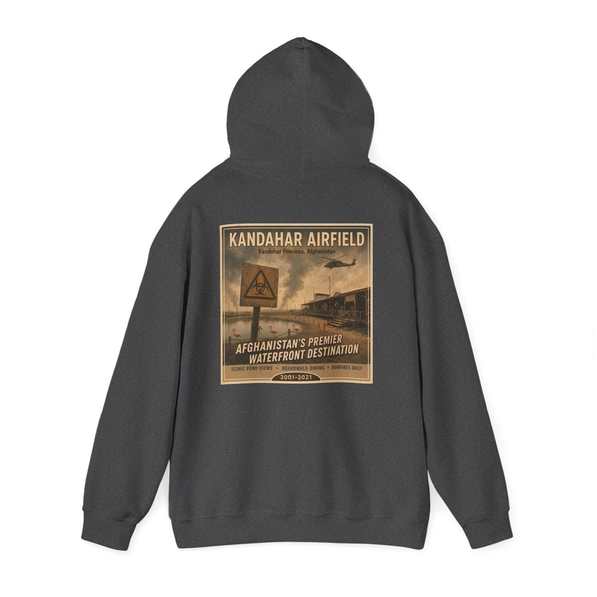K-Factor Supply Co Kandahar Travel (Back Print) Hoodie