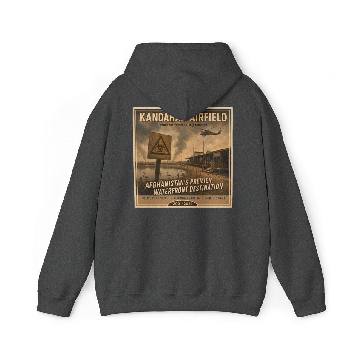 K-Factor Supply Co Kandahar Travel (Back Print) Hoodie