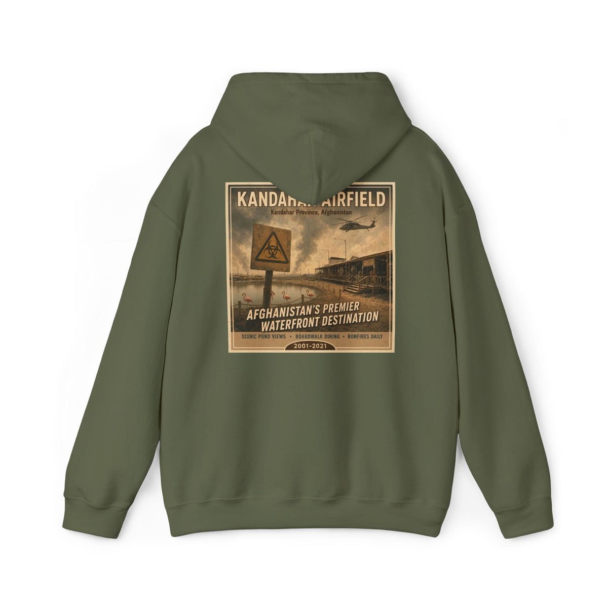 K-Factor Supply Co Kandahar Travel (Back Print) Hoodie