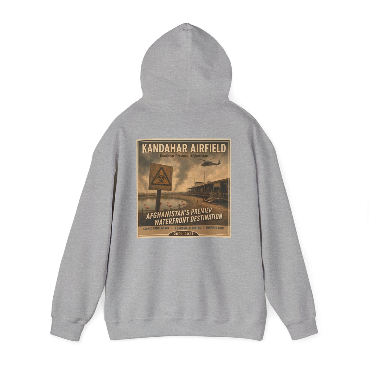 K-Factor Supply Co Kandahar Travel (Back Print) Hoodie