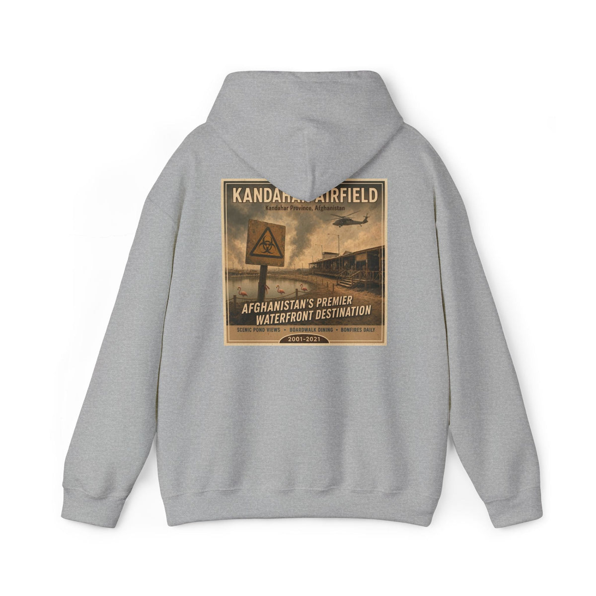 K-Factor Supply Co Kandahar Travel (Back Print) Hoodie
