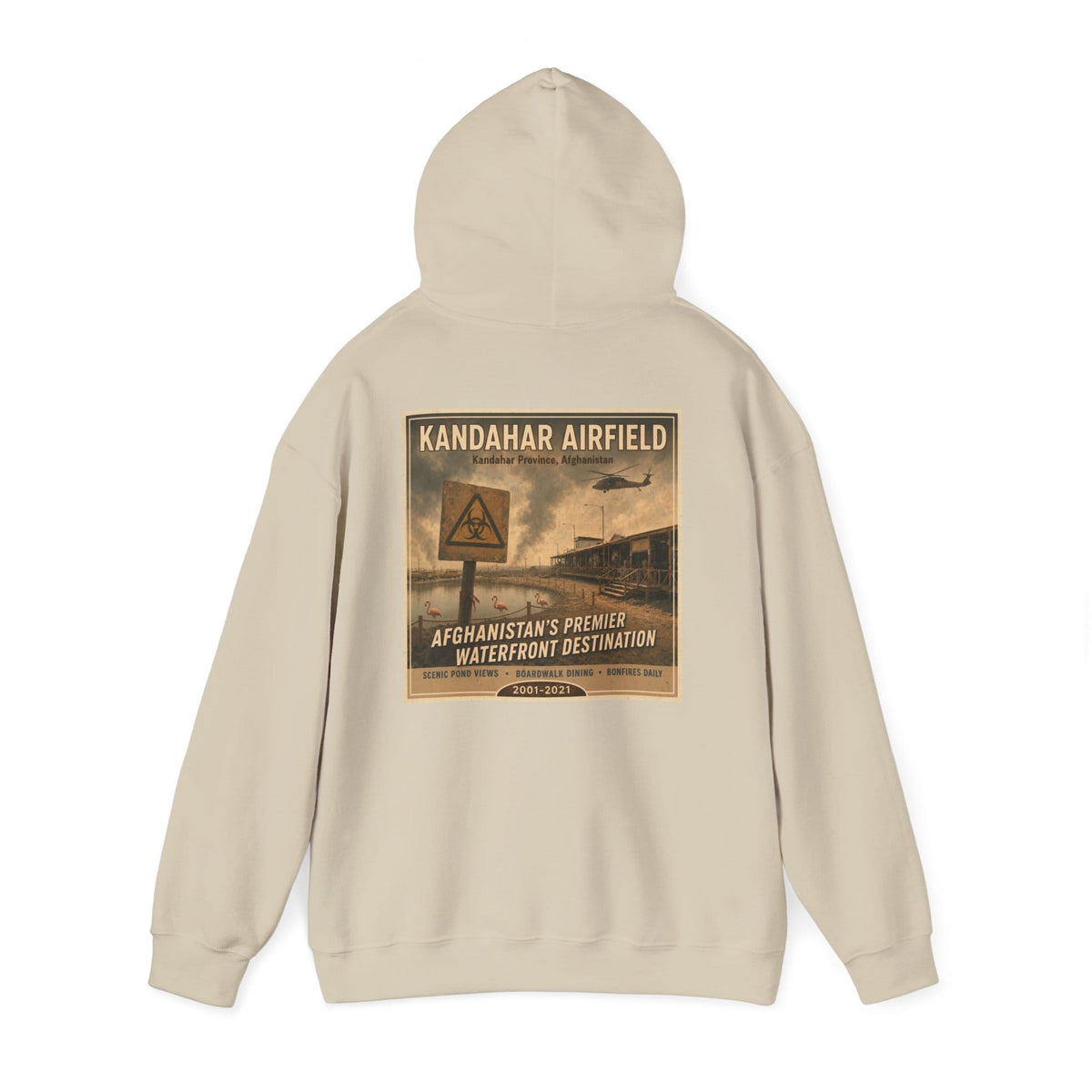 K-Factor Supply Co Kandahar Travel (Back Print) Hoodie