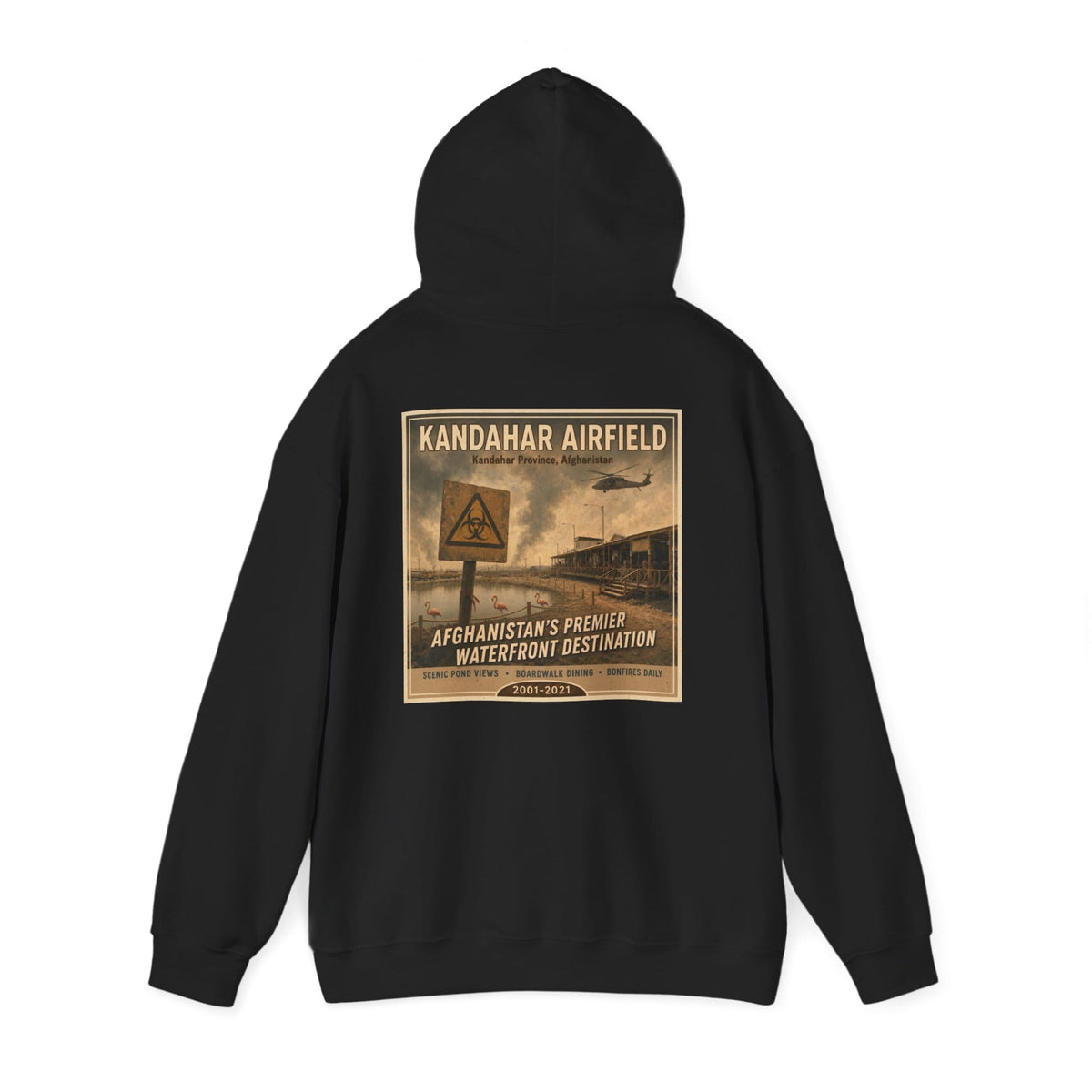 K-Factor Supply Co Kandahar Travel (Back Print) Hoodie