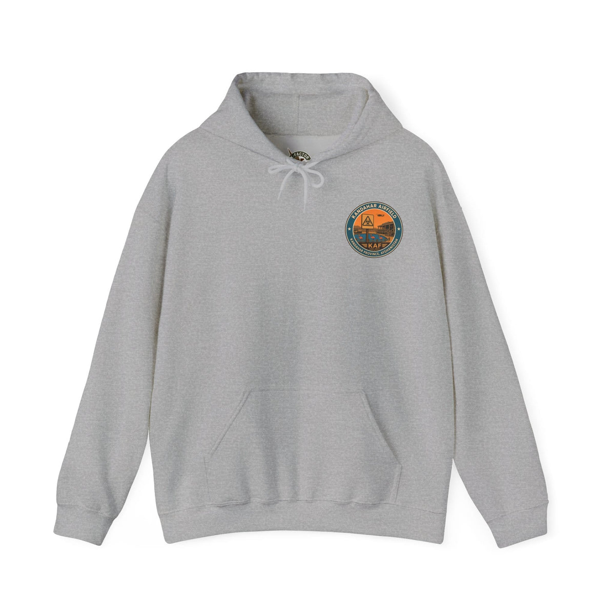 K-Factor Supply Co Kandahar Travel (Back Print) Hoodie Sport Grey / S