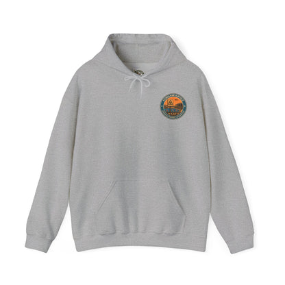 K-Factor Supply Co Kandahar Travel (Back Print) Hoodie Sport Grey / S