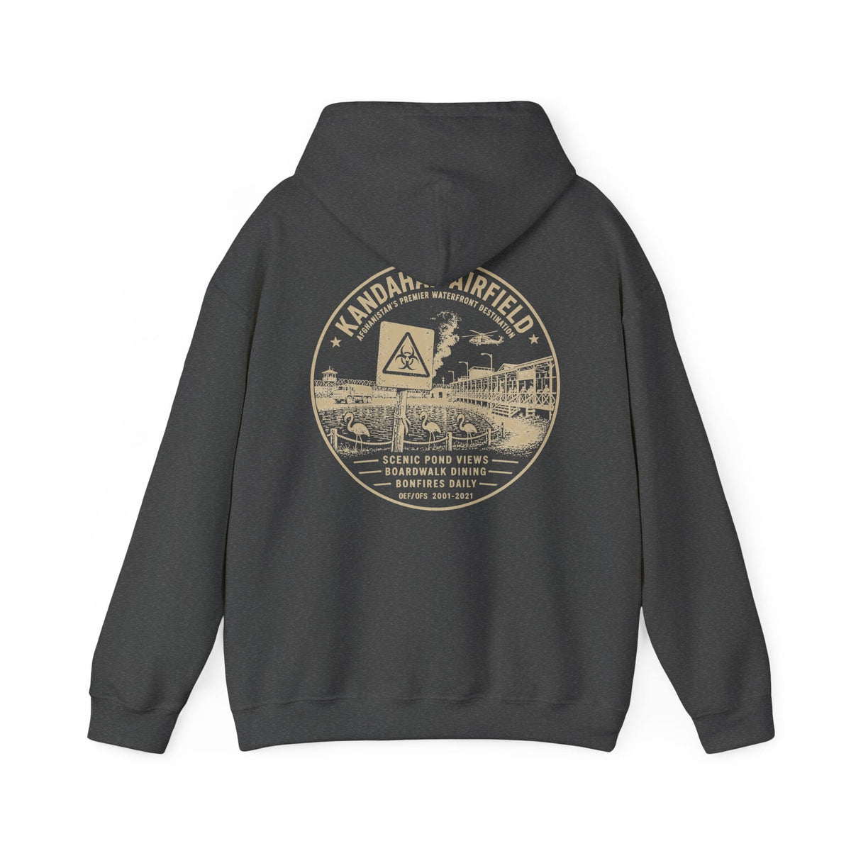 K-Factor Supply Co Kandahar Waterfront (Back Print) Hoodie
