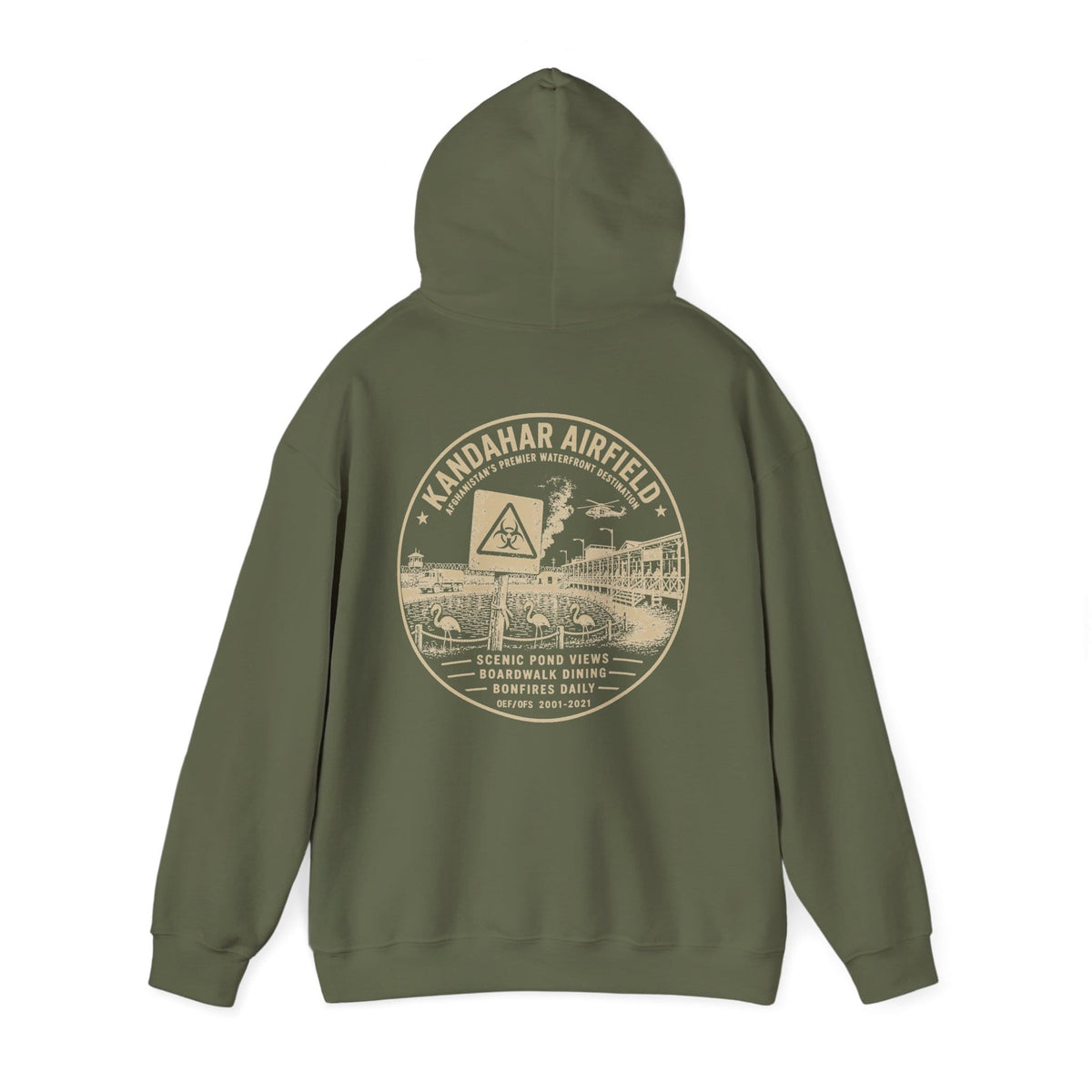 K-Factor Supply Co Kandahar Waterfront (Back Print) Hoodie