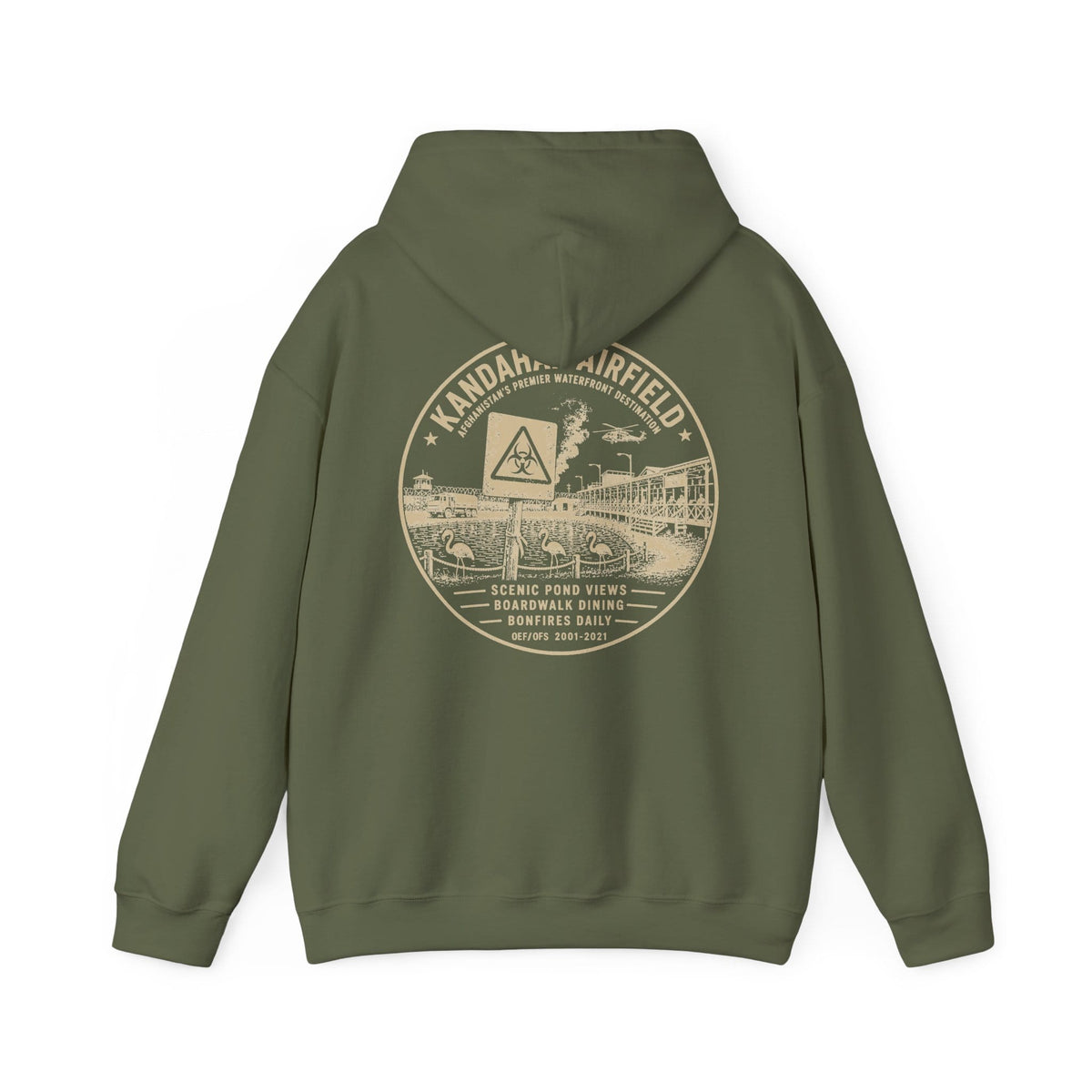 K-Factor Supply Co Kandahar Waterfront (Back Print) Hoodie
