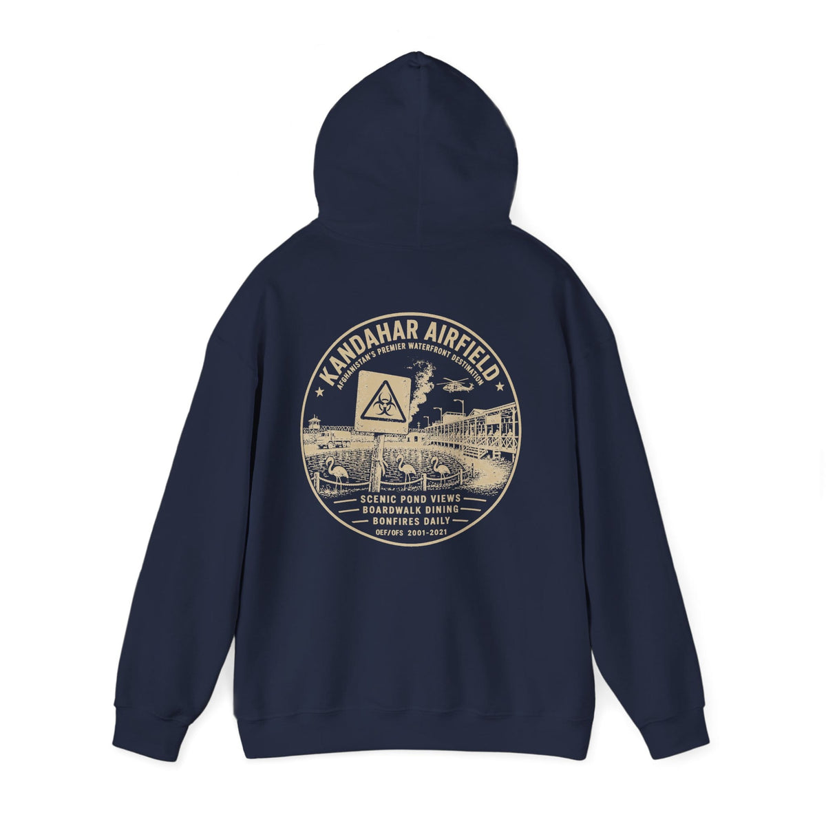 K-Factor Supply Co Kandahar Waterfront (Back Print) Hoodie