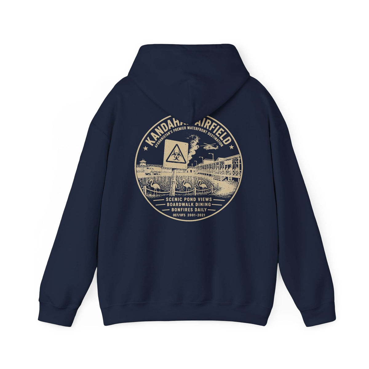 K-Factor Supply Co Kandahar Waterfront (Back Print) Hoodie Navy / S