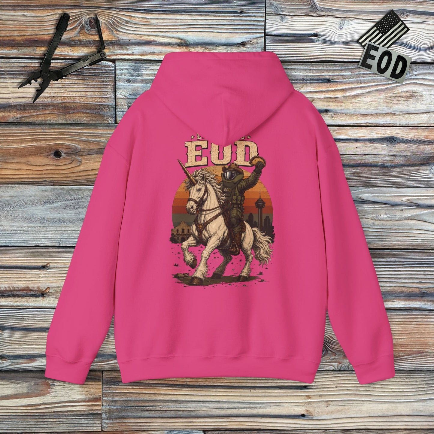 K-Factor Supply Co Lackland EOD "Lonestar Unicorn” Hoodie