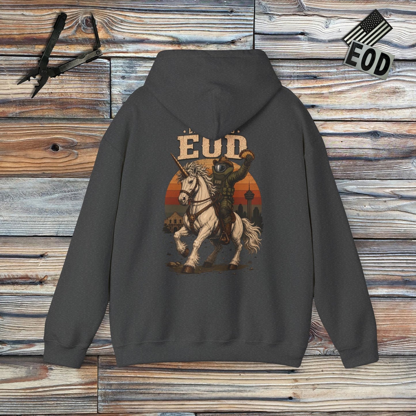 K-Factor Supply Co Lackland EOD "Lonestar Unicorn” Hoodie