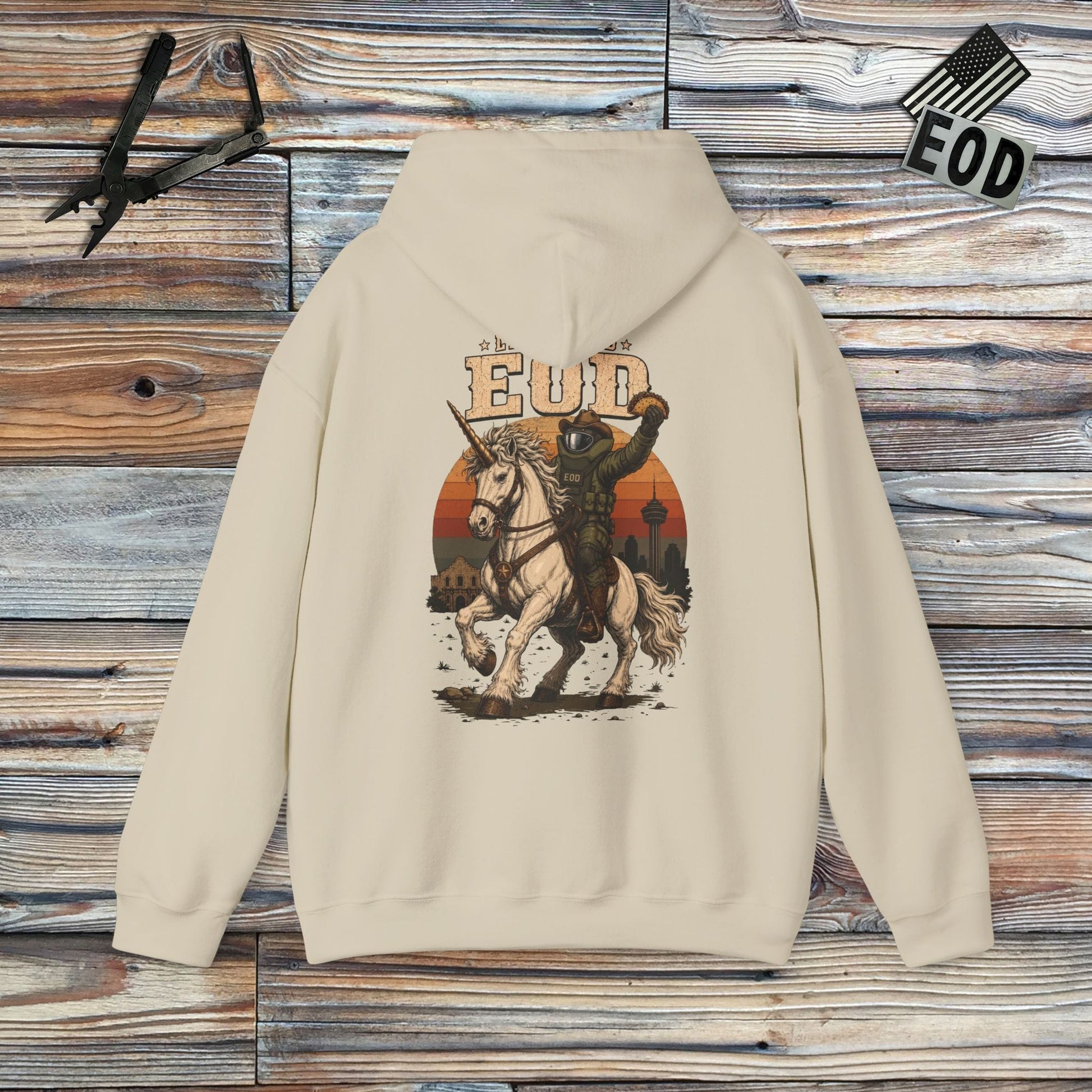 K-Factor Supply Co Lackland EOD "Lonestar Unicorn” Hoodie