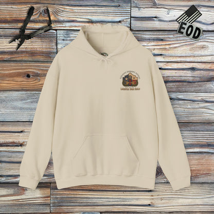 K-Factor Supply Co Lackland EOD "Lonestar Unicorn” Hoodie Sand / S