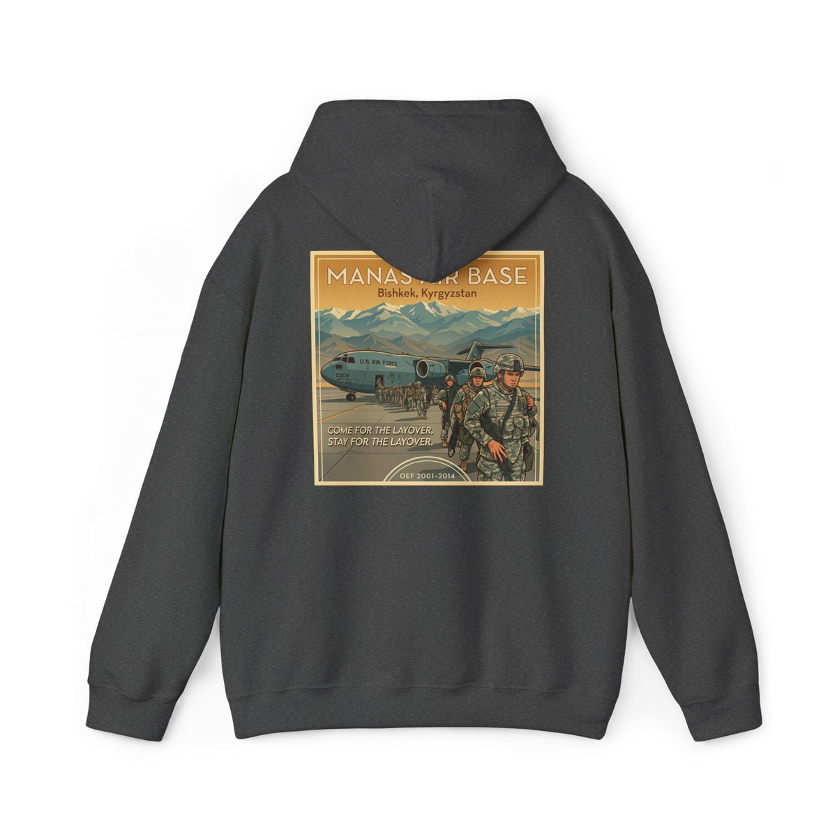 K-Factor Supply Co Manas Layover (Back Print) Hoodie