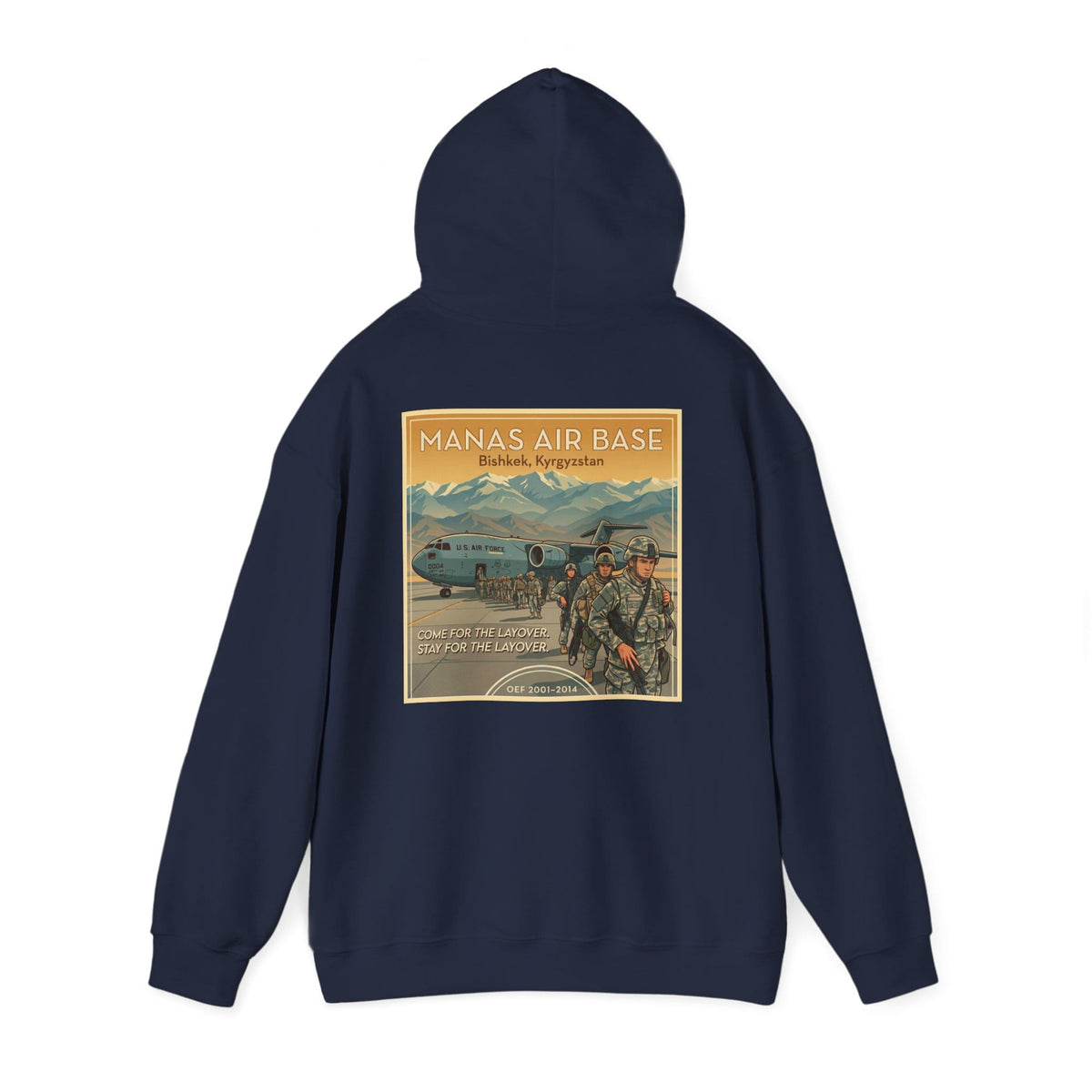 K-Factor Supply Co Manas Layover (Back Print) Hoodie